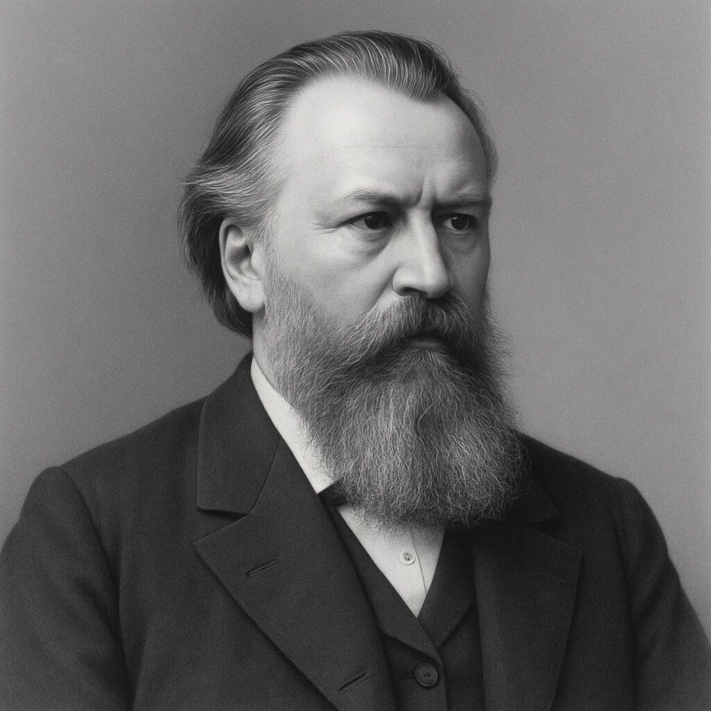 Theodor Billroth (1829–1894), schwarz-weiß Porträt im Anzug mit Vollbart, Blick nach links, vor neutralem Hintergrund – Wegbereiter der Radiologie