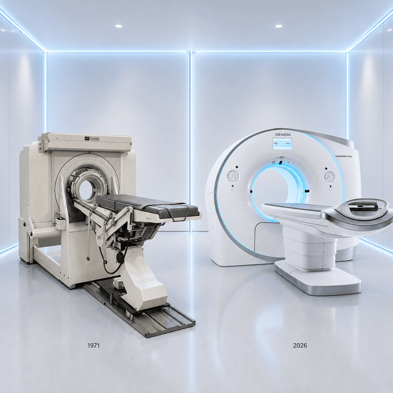Entwicklung der Computertomografie vom ersten CT 1971 zum modernen CT 2026