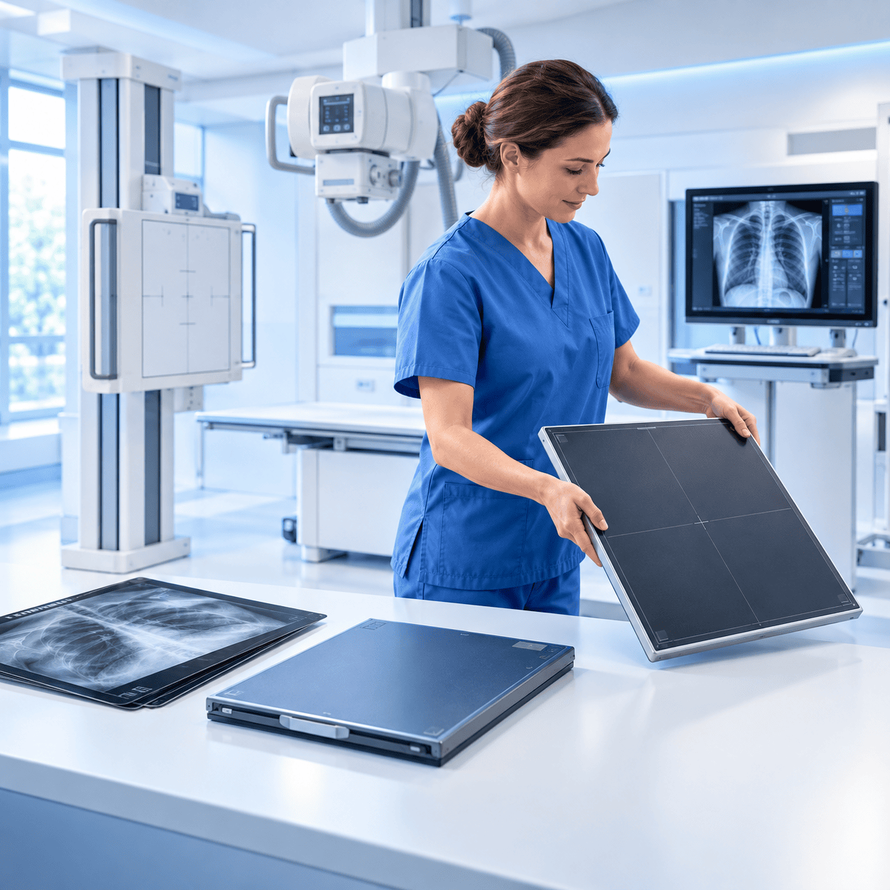 Digitalisierung der Radiografie – von CR-Speicherfolie zum modernen DR-Flachdetektor