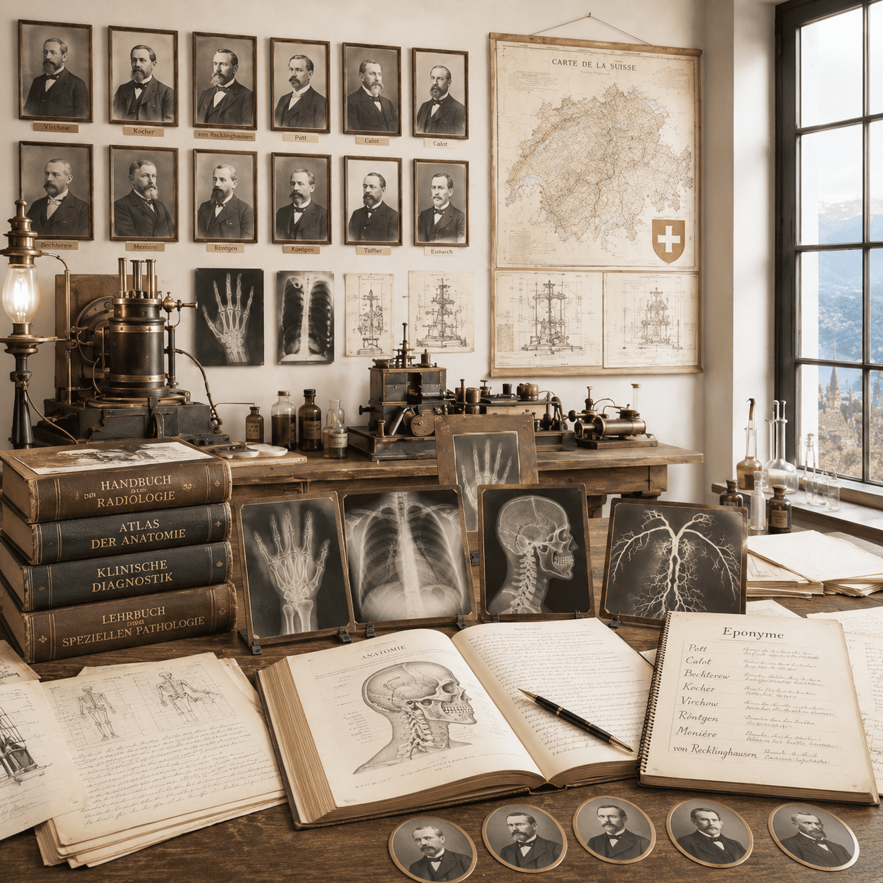 Eponyme in der Radiologie – historische Persönlichkeiten und medizinische Fachbegriffe