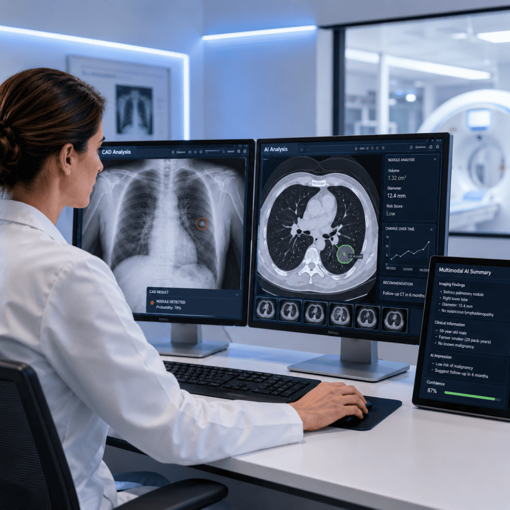 Geschichte der KI in der Radiologie – von CAD zu moderner KI-gestützter Bildanalyse
