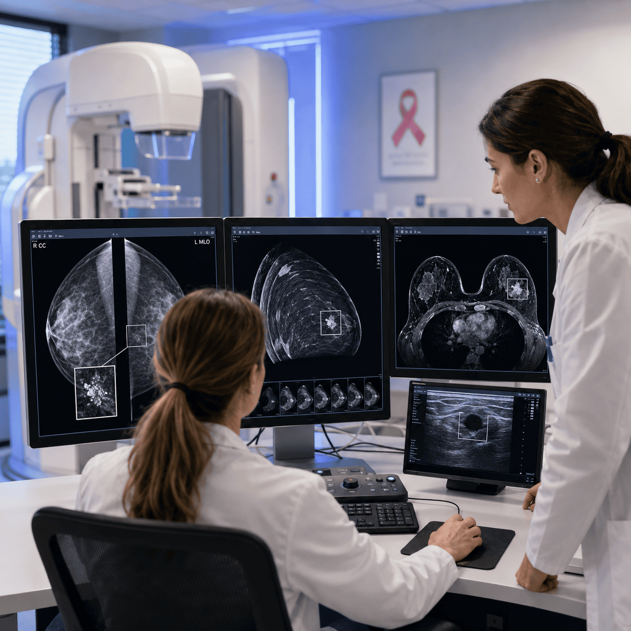 Moderne Brustdiagnostik mit Mammografie, Tomosynthese, Mamma-MRI und Ultraschall
