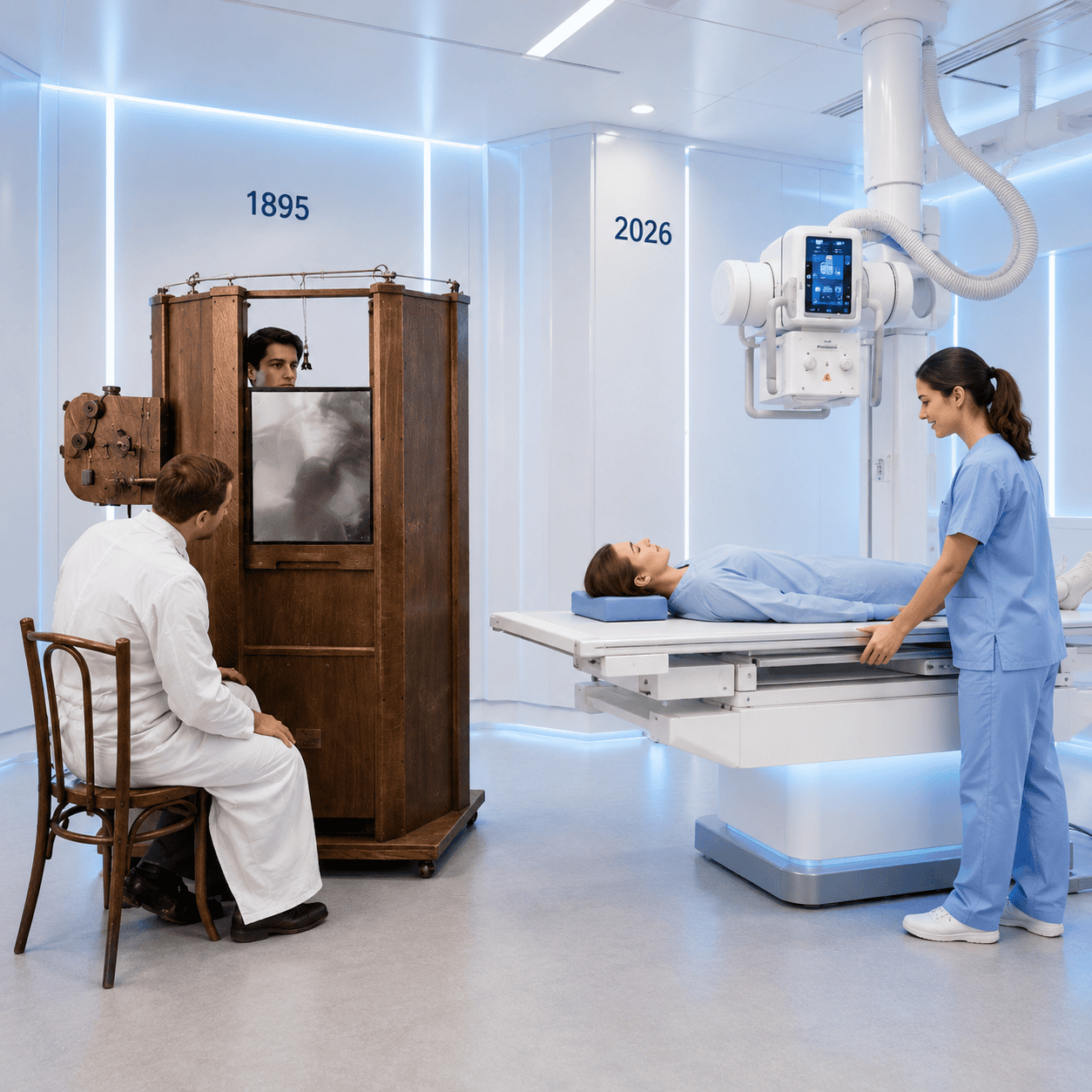 Geschichte der Röntgendiagnostik von 1895 bis zur modernen digitalen Radiografie