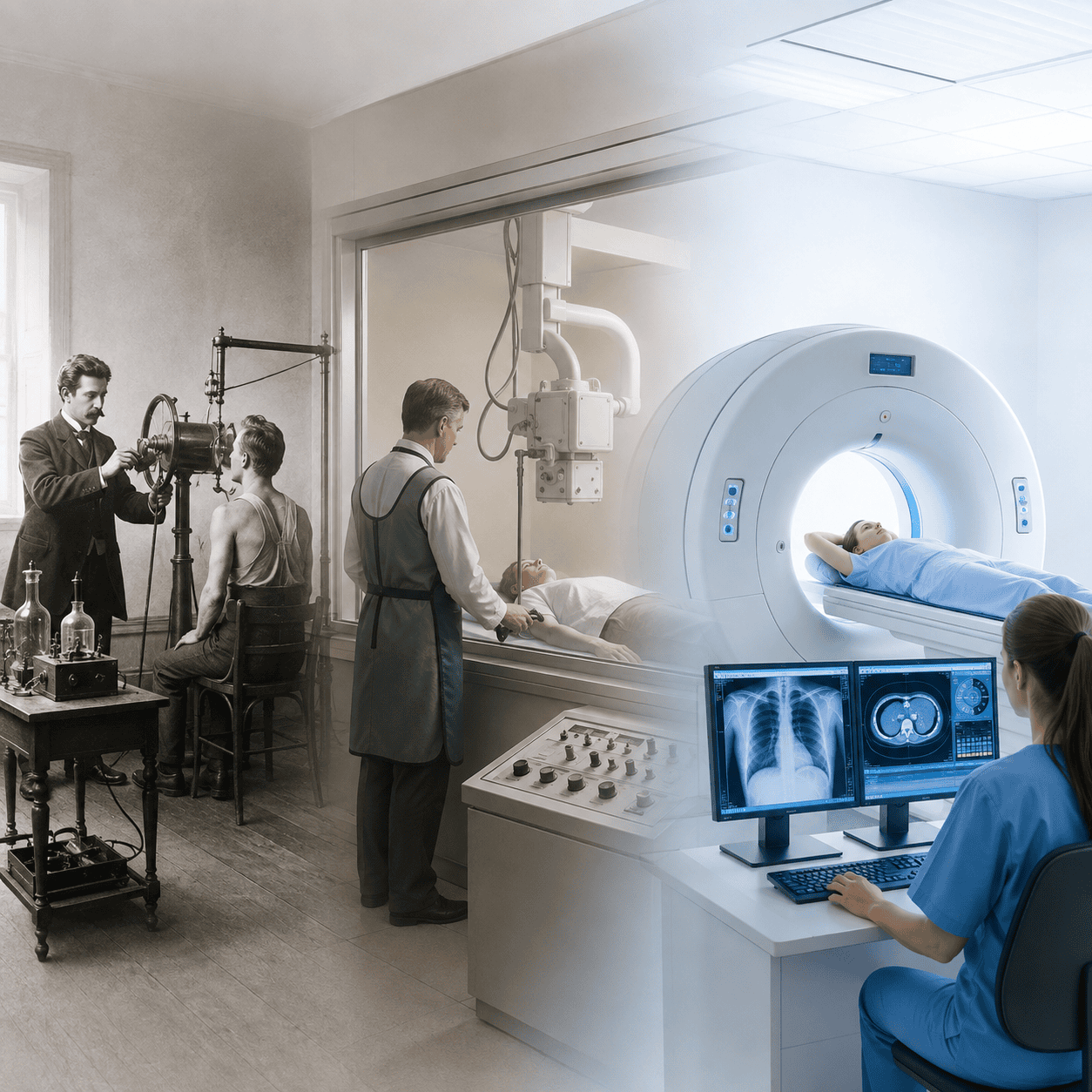 Geschichte des Strahlenschutzes in der Radiologie – vom frühen Röntgen bis zur modernen CT