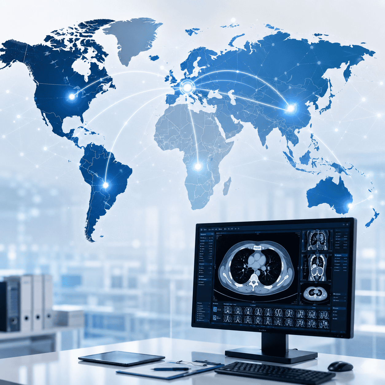 Internationale Radiologie-Fachgesellschaften weltweit – vernetzte Radiologie nach Kontinenten