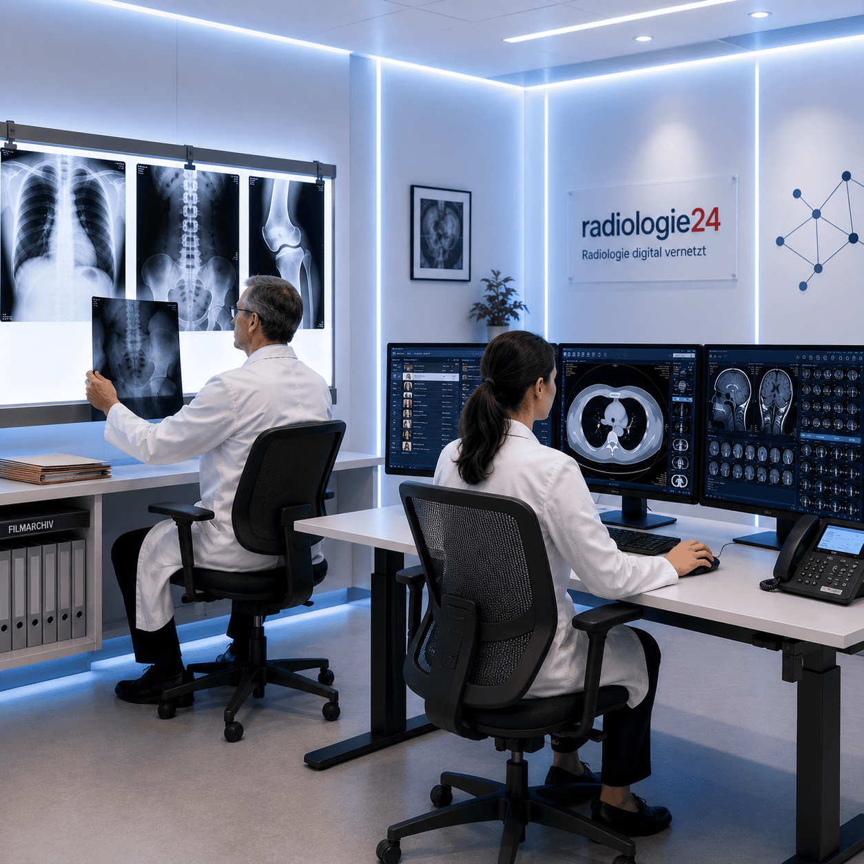 PACS und Bilddatenmanagement in der Radiologie – vom Röntgenfilm zum digitalen Arbeitsplatz