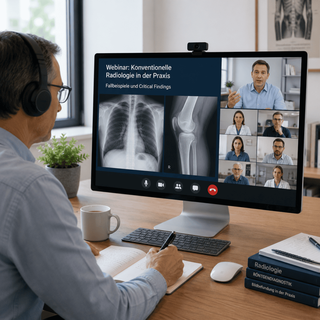 Online-Fortbildung zur konventionellen Radiologie mit Röntgenbildern