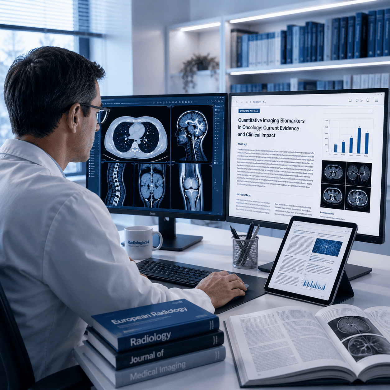 Radiologie-Fachzeitschriften – wissenschaftliche Literatur und radiologische Bildgebung