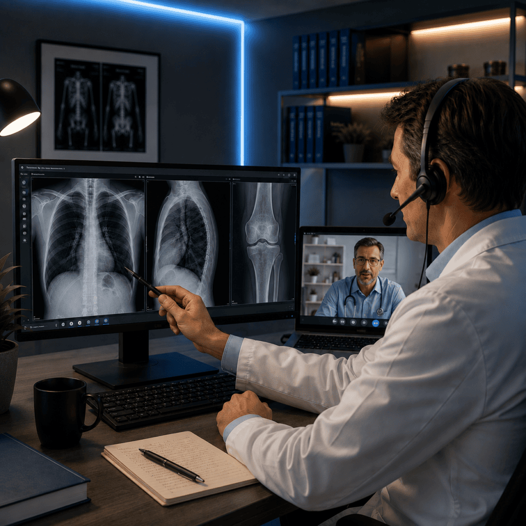 Radiologie-Support für Hausärzt:innen bei der Beurteilung konventioneller Röntgenaufnahmen