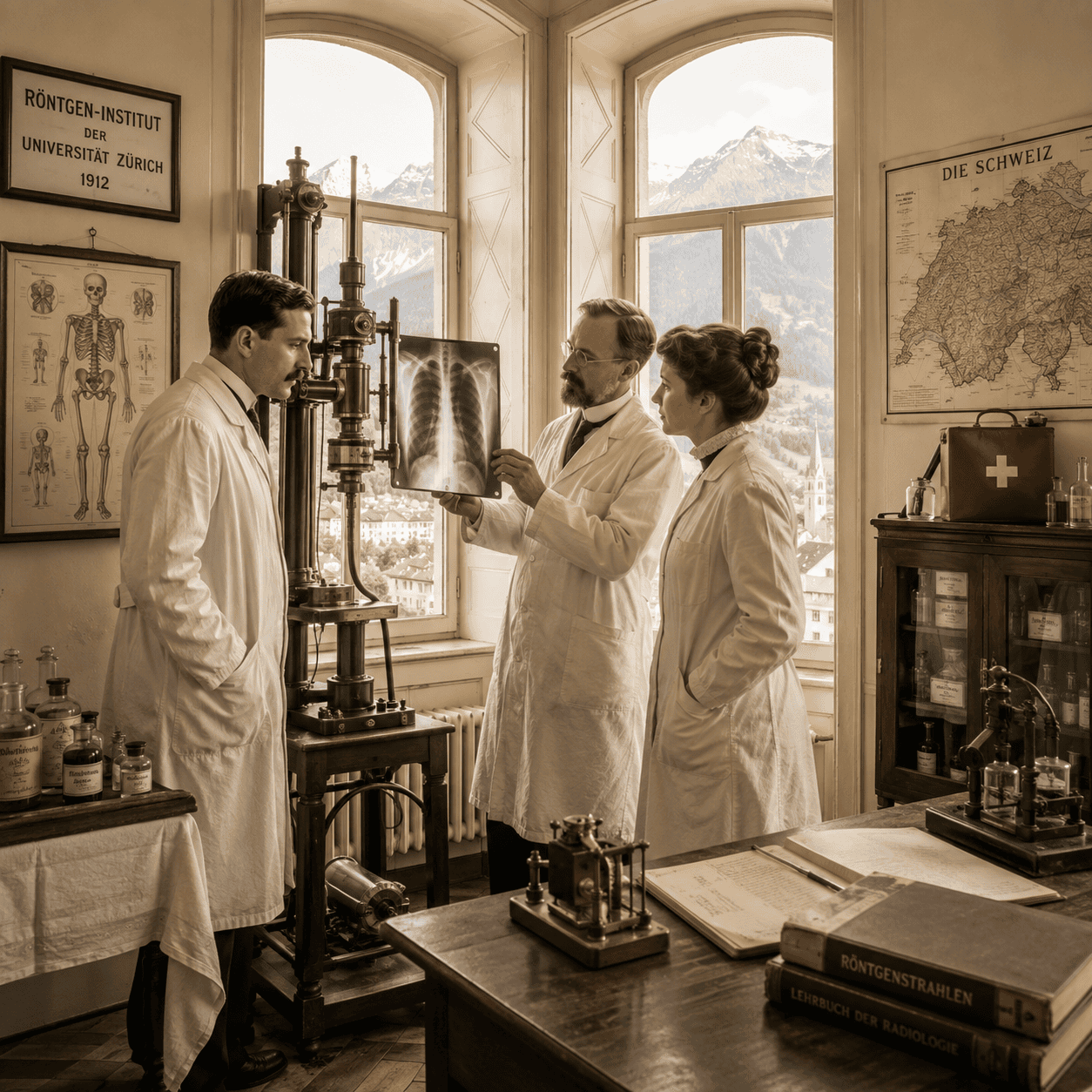 Wegbereiter der Radiologie in der Schweiz – historisches Röntgeninstitut