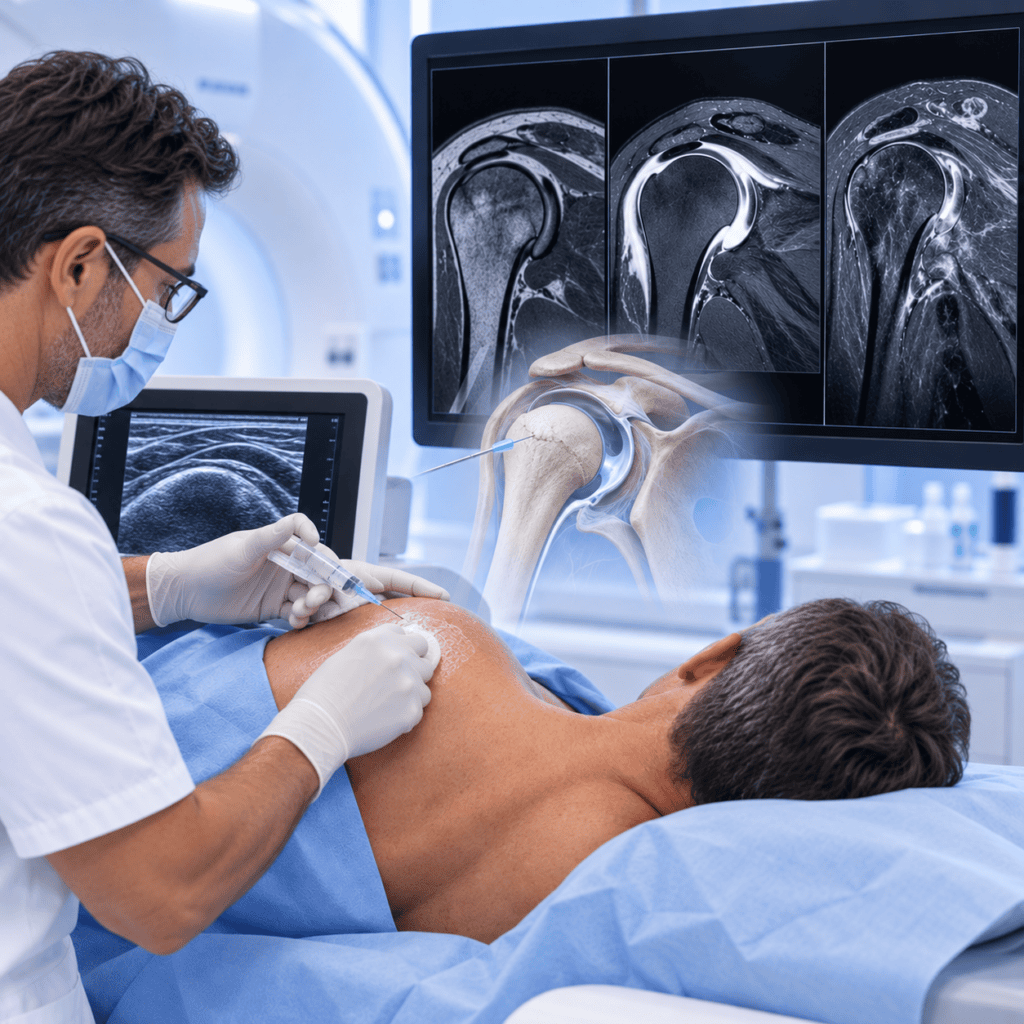 Direkte und indirekte Arthrografie bei der MRI-Untersuchung des Schultergelenks
