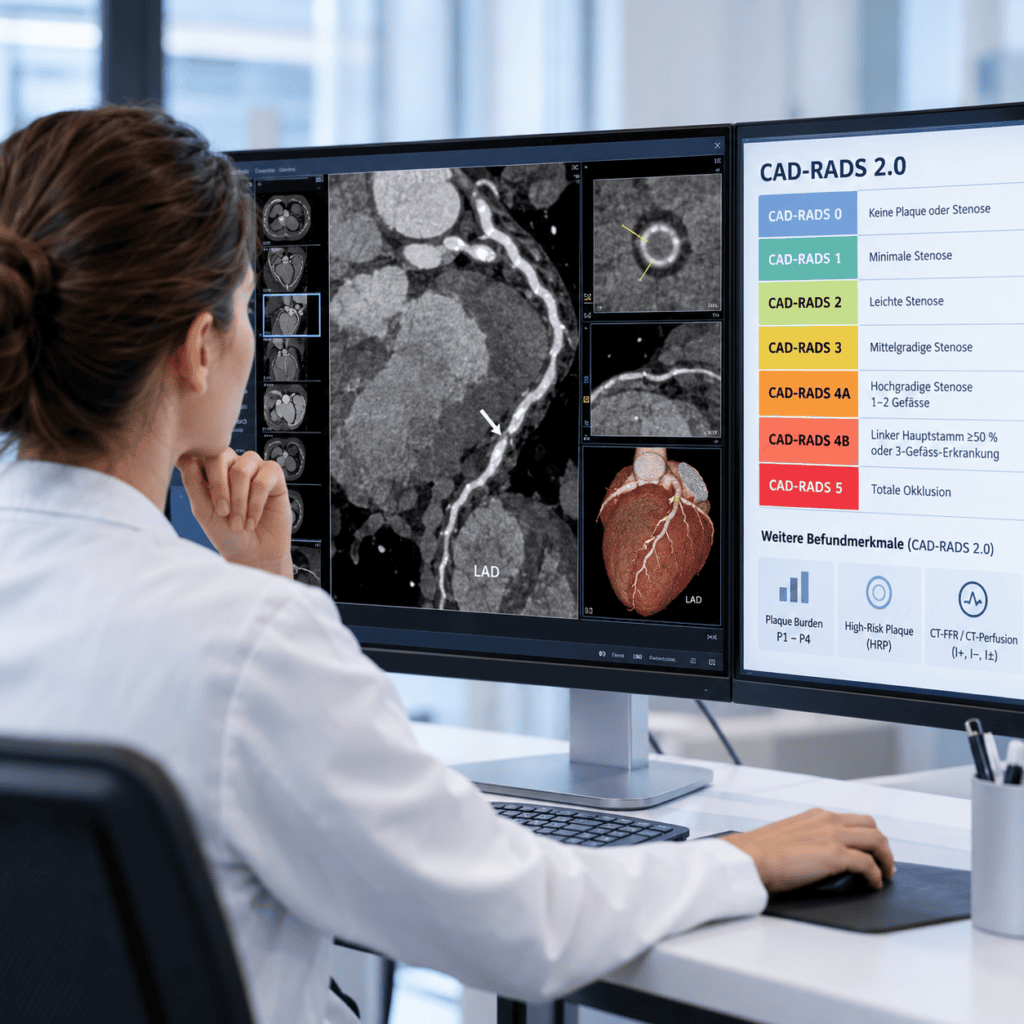 CAD-RADS 2.0 zur standardisierten Befundung der koronaren CT-Angiografie