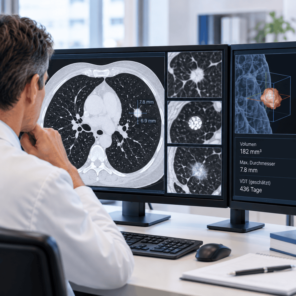 Fleischner-Empfehlungen zur Beurteilung pulmonaler Rundherde in der CT